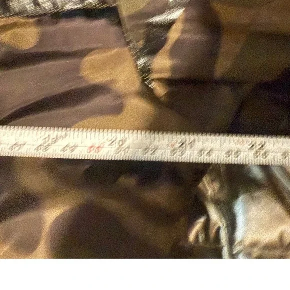 ASHLEY BY 26 INTERNATIONAL Outerwear Camouflage Puffer Jacket Hooded Size S - Picture 7 of 9